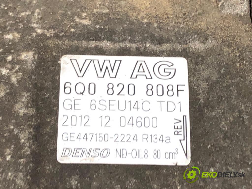 VW POLO V liftback 2013 63 kW 1.4 (6R1) 1390 Kompresor klimatizácie 6Q0820808F (Kompresor klimatizácie)