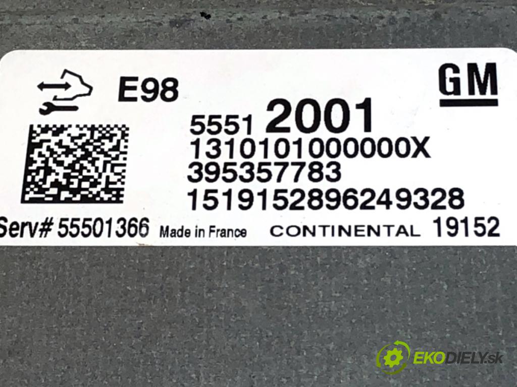 OPEL ASTRA K liftback 2019 81 kW 1.6 CDTi (68) 1598 riadiaca jednotka Motor 55512001 (Riadiaca jednotka)