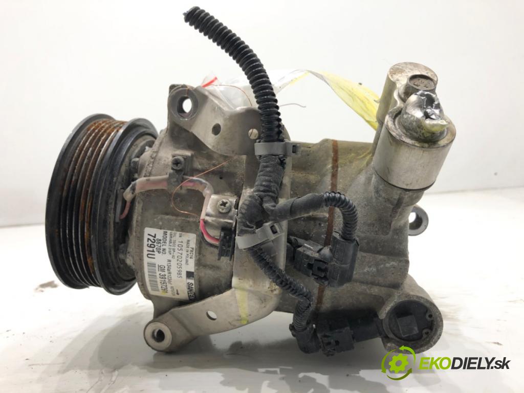 OPEL ASTRA K liftback 2019 81 kW 1.6 CDTi (68) 1598 Kompresor klimatizácie 39157291 (Kompresor klimatizácie)