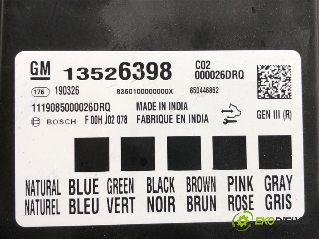 OPEL ASTRA K liftback 2019 81 kW 1.6 CDTi (68) 1598 Modul komfortu 13526398 (Modul komfortu)