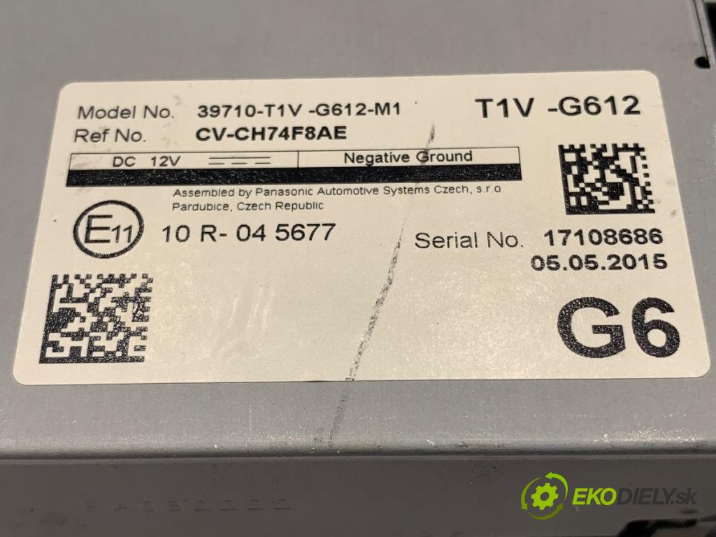 HONDA CR-V IV SUV 2015 118 kW 1.6 i-DTEC 4WD (RE6) 1597 Dislpej 39710-T1V-G612-M1 (Prístrojová doska)