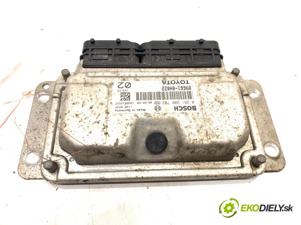 PEUGEOT 107 liftback 2006 50 kW 1.0 998 riadiaca jednotka Motor 89661-0H022 0261208702 (Riadiaca jednotka)