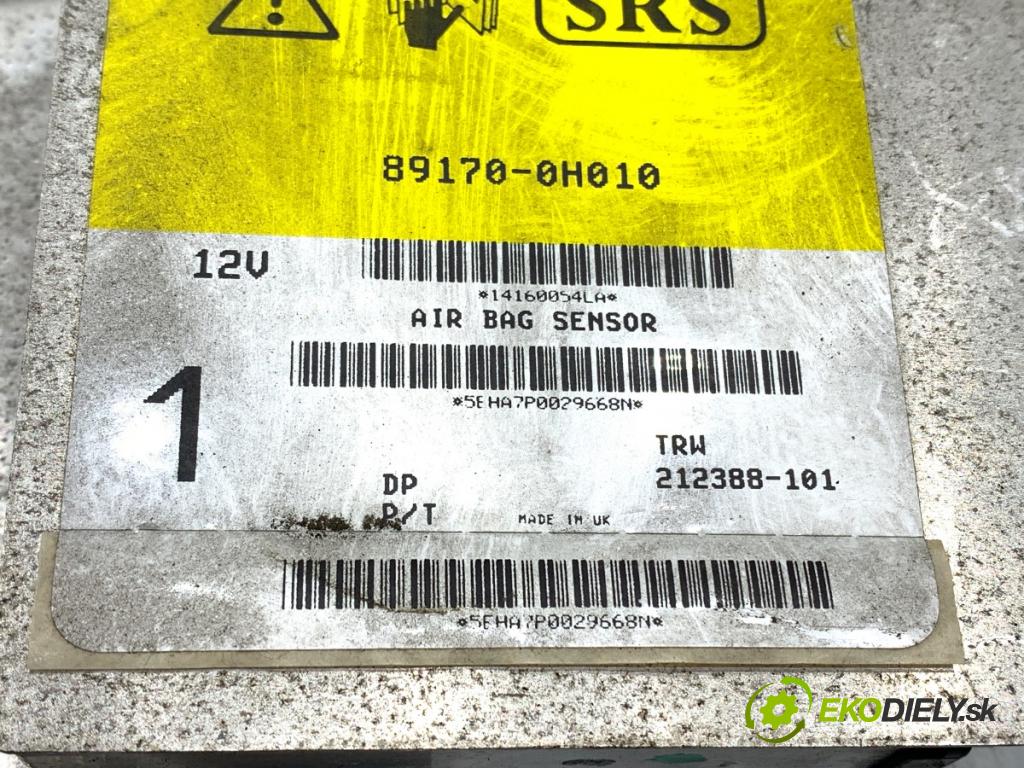 PEUGEOT 107 liftback 2006 50 kW 1.0 998 senzor airbag 89170-0H010 (Snímač)