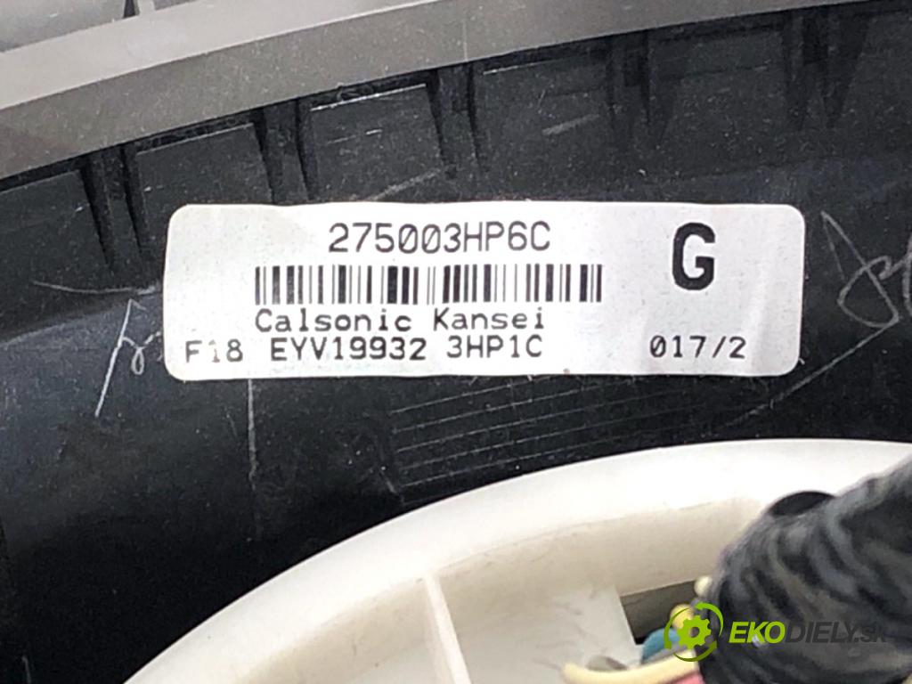 NISSAN MICRA K13 liftback 2015 59 kW 1.2 1198 Panel ovládania kúrenia 275S23HP1C (Prepínacie páčky pod volantom)
