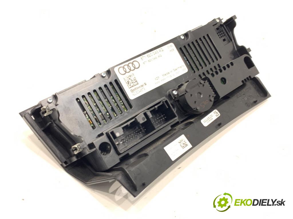 AUDI A4 B8 sedan 2012 155 kW 2.0 TFSI 1984 Panel ovládania kúrenia 8T1820043AQ (Prepínacie páčky pod volantom)