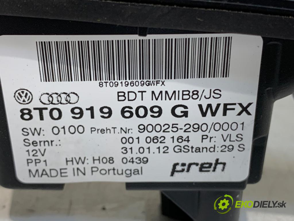 AUDI A4 B8 sedan 2012 155 kW 2.0 TFSI 1984 Panel ovládaní navigace 8T0919609G