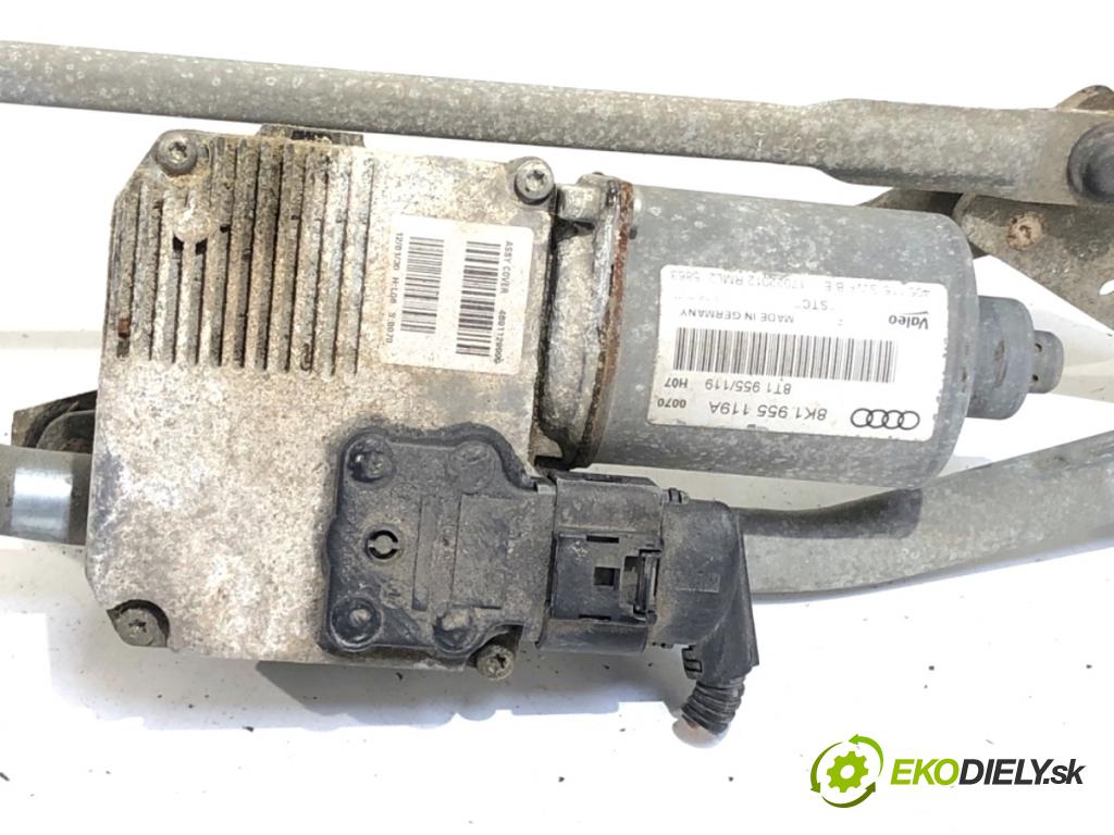 AUDI A4 B8 sedan 2012 155 kW 2.0 TFSI 1984 Mechanizmus stieračov predný 8K1955119A (Motorček stieračov predný)