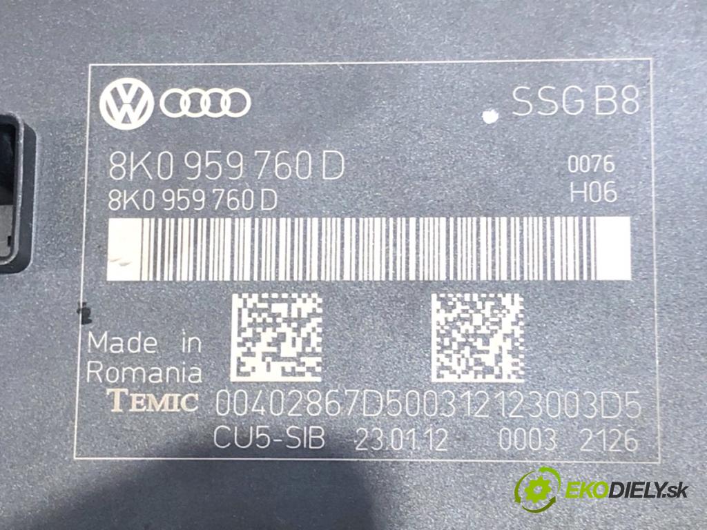 AUDI A4 B8 sedan 2012 155 kW 2.0 TFSI 1984 Modul sedačky ľavy 8K0959760D
