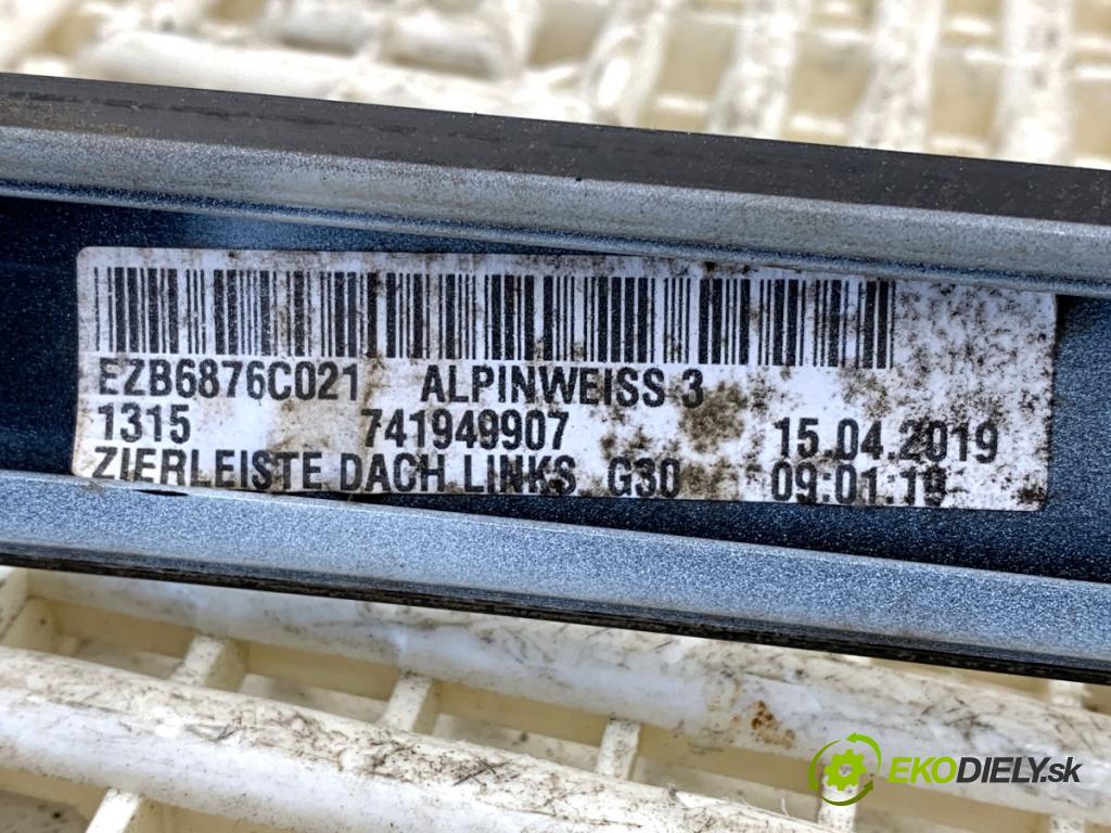 BMW G30 sedan 2019 135 kW 530 e Plug-in-Hybrid 1998 lišta střešní levá strana 7419499