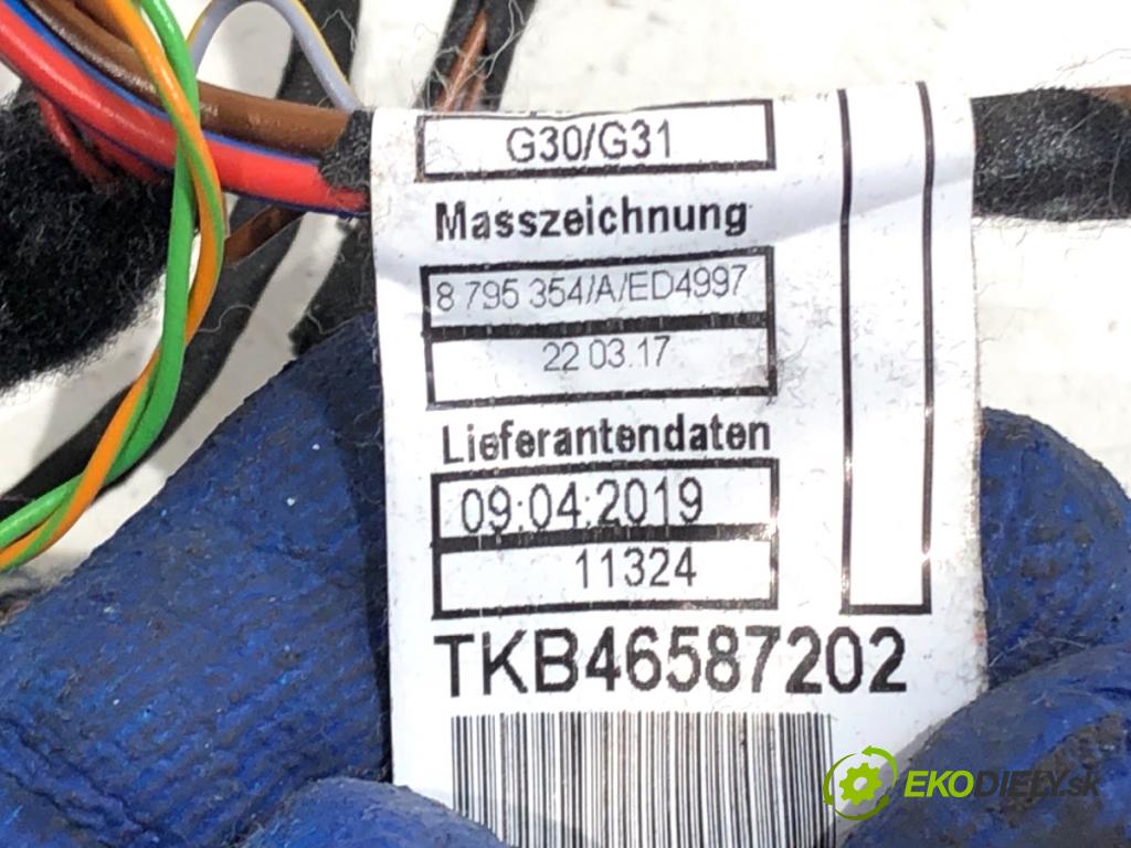 BMW G30 sedan 2019 135 kW 530 e Plug-in-Hybrid 1998 káblovačka dveře přední část pravý 8795354
