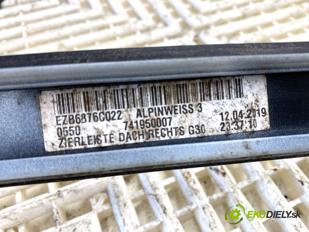 BMW G30 sedan 2019 135 kW 530 e Plug-in-Hybrid 1998 lišta střešní pravá 7419500