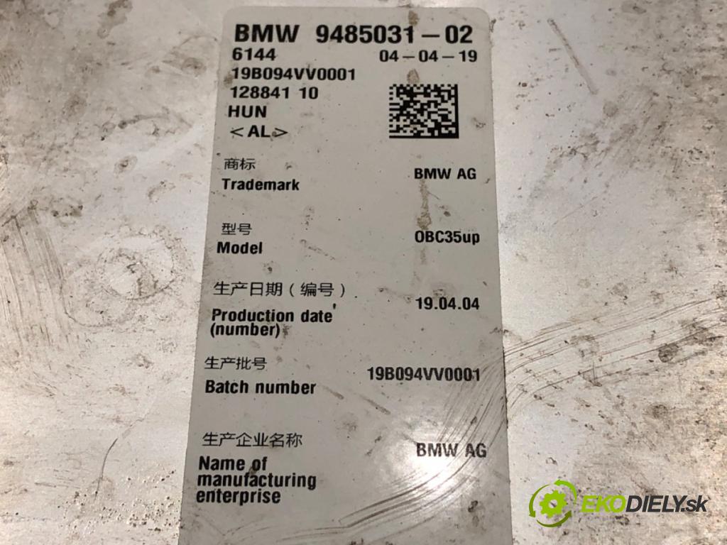 BMW G30 sedan 2019 135 kW 530 e Plug-in-Hybrid 1998 modul řídící jednotka NABÍJENÍ: 9485031