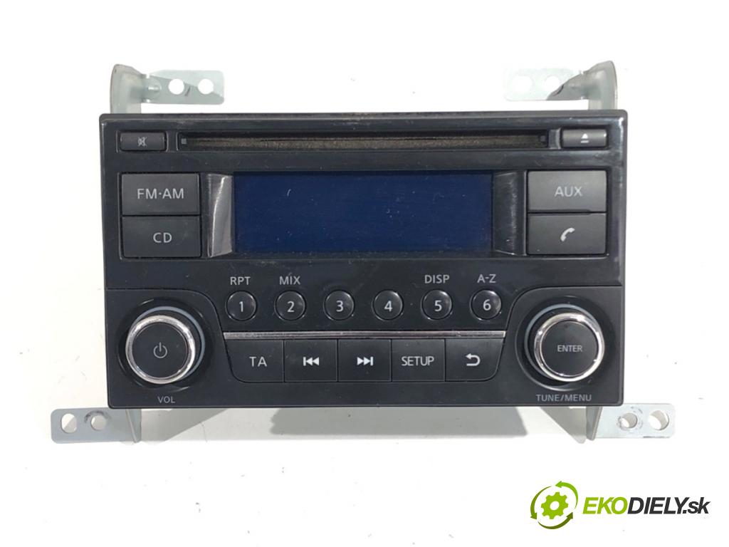 NISSAN JUKE F15 SUV 2011 86 kW 1.6 1598 RADIO 281851KA2A (Audio zariadenie)