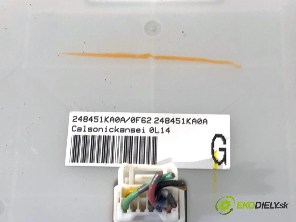 NISSAN JUKE F15 SUV 2011 86 kW 1.6 1598 Panel ovládania kúrenia 24845-1KA0A (Prepínacie páčky pod volantom)