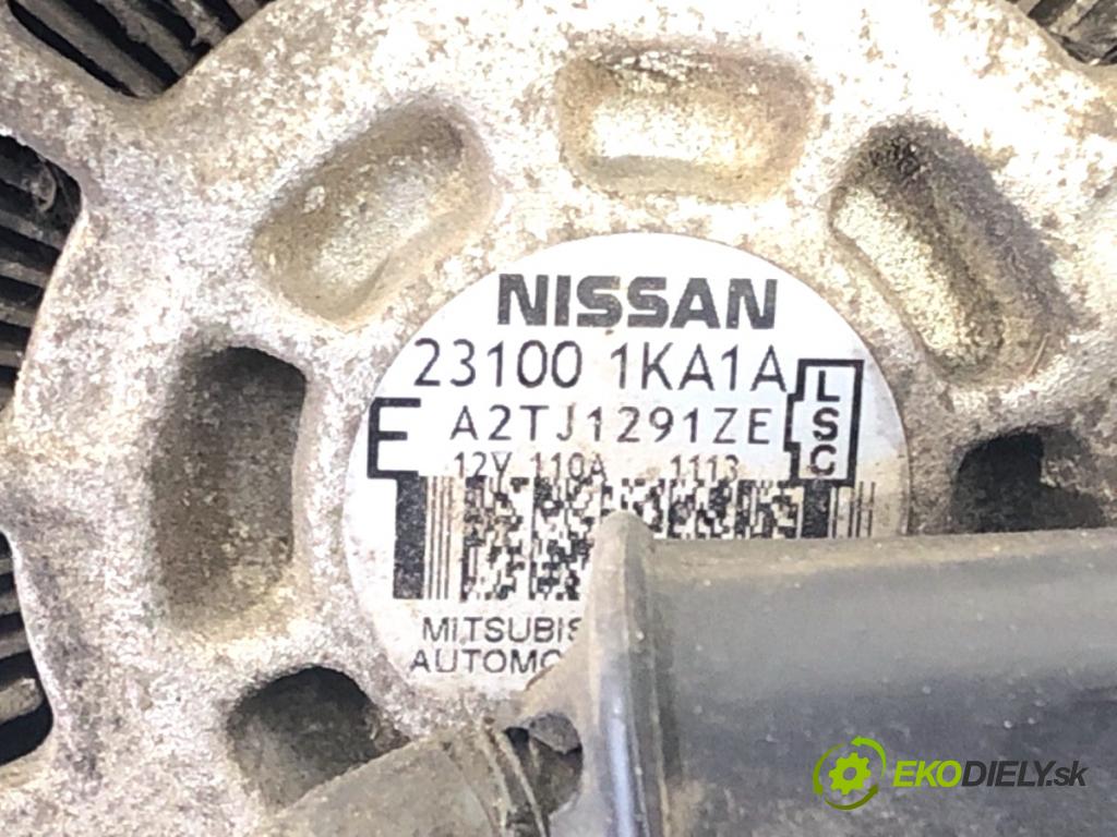 NISSAN JUKE F15 SUV 2011 86 kW 1.6 1598 Alternátor 23100-1KA1A (Alternátor)