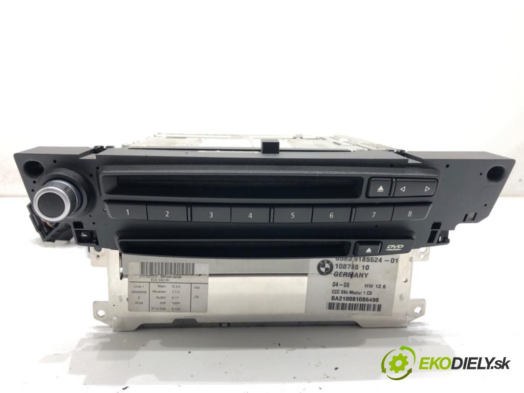 BMW E60 sedan 2008 200 kW 530 i 2996 RADIO 9185524 (Audio zariadenie)