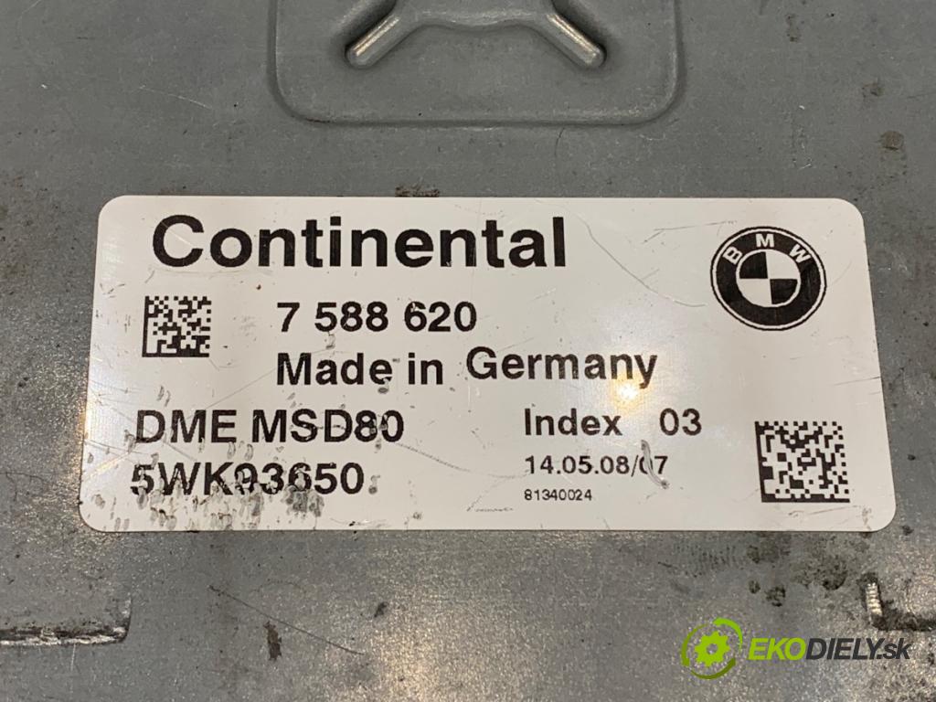 BMW E60 sedan 2008 200 kW 530 i 2996 řídící jednotka motora 7588620 (Řídicí jednotka)