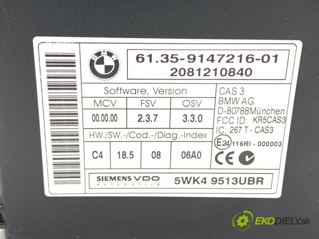 BMW E60 sedan 2008 200 kW 530 i 2996 Modul komfortu 9147216 (Modul komfortu)