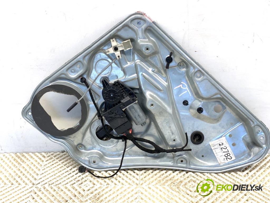 VW PASSAT B5 FL sedan 2002 96 kW 1.9 TDI 1896 mechanismus okna pravý zadní část 3B5839756C
