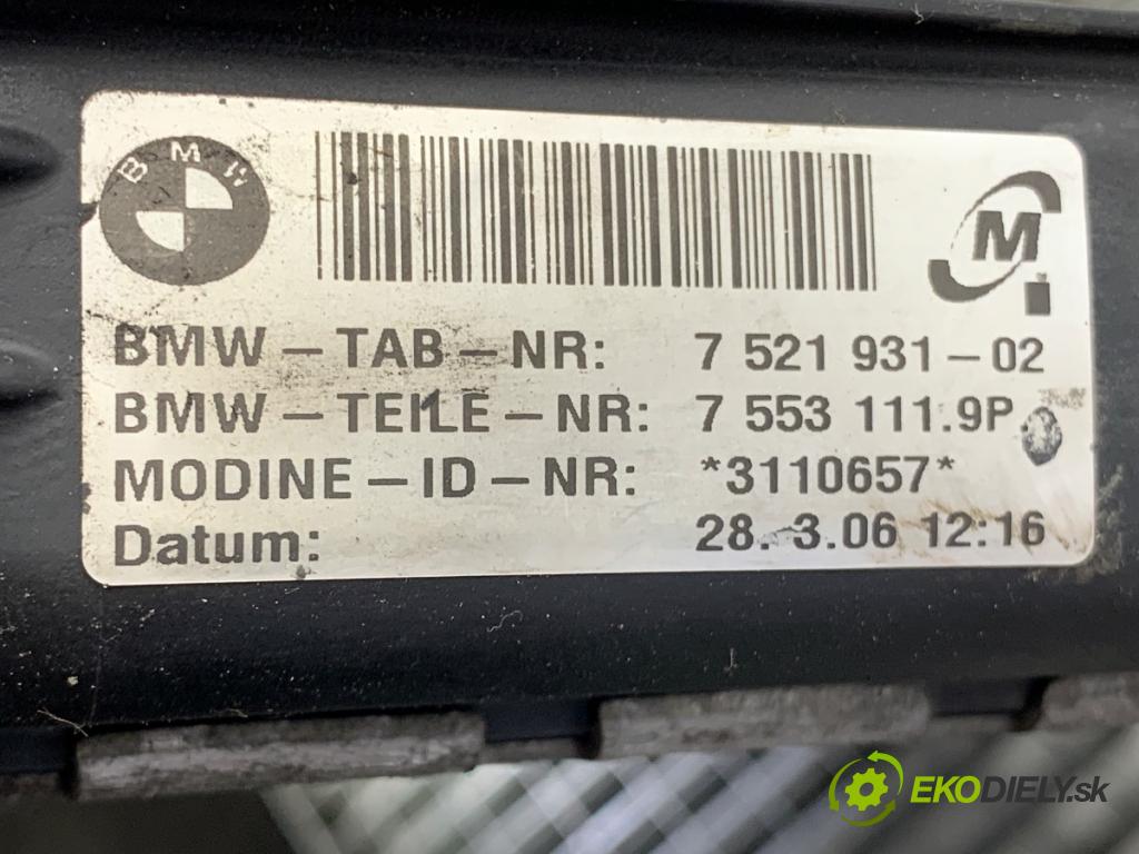 BMW E90 sedan 2006 95 kW 318 i 1995 Chladič vody 7521931 (Chladič vody)