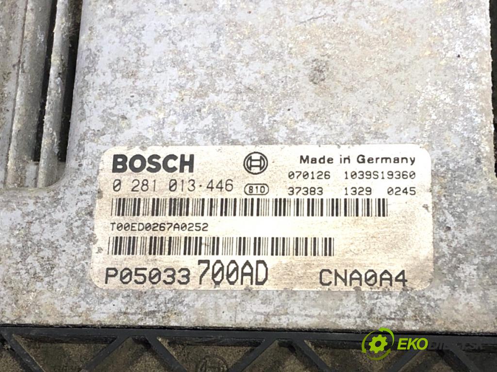 DODGE AVENGER sedan 2008 103 kW 2.0 CRD 1968 riadiaca jednotka Motor P05033700AD (Riadiaca jednotka)