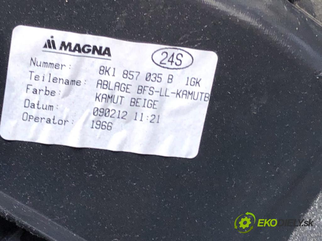 AUDI A4 B8 sedan 2012 155 kW 2.0 TFSI 1984 Priehradka, kastlík spolujazdca  (Priehradka (kastlík))