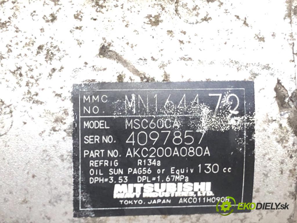 MITSUBISHI COLT VI liftback 2012 70 kW 1.3 1332 Kompresor klimatizácie MSC60CA (Kompresor klimatizácie)