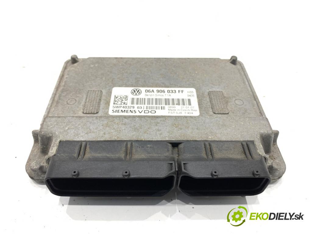 SEAT LEON II liftback 2007 75 kW 1.6 1595 riadiaca jednotka Motor 06A906033FF (Riadiaca jednotka)