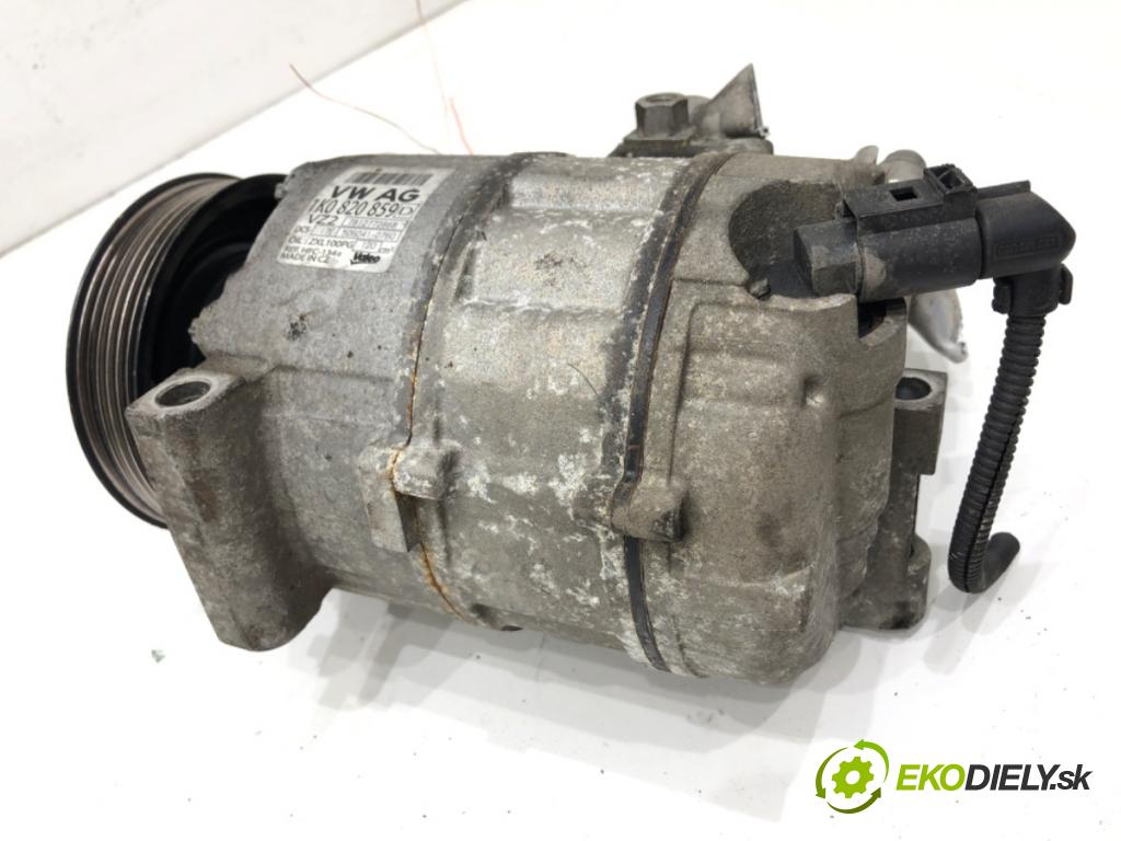 SEAT LEON II liftback 2007 75 kW 1.6 1595 Kompresor klimatizácie 1K0820859D (Kompresor klimatizácie)