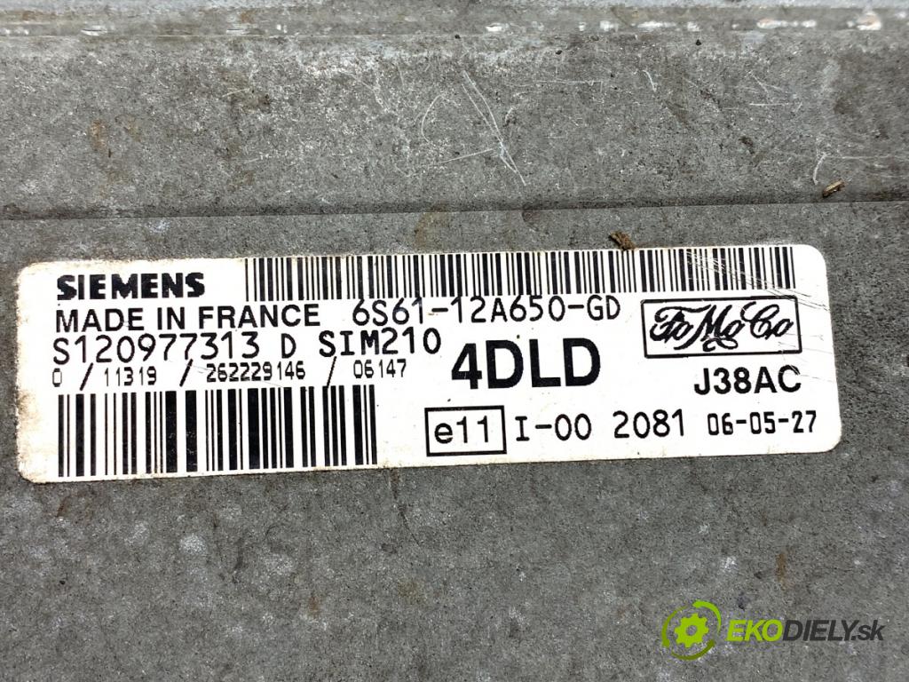 FORD FUSION Kombi 2008 59 kW 1.4 1388 riadiaca jednotka Motor 6S61-12A650-GD (Riadiaca jednotka)