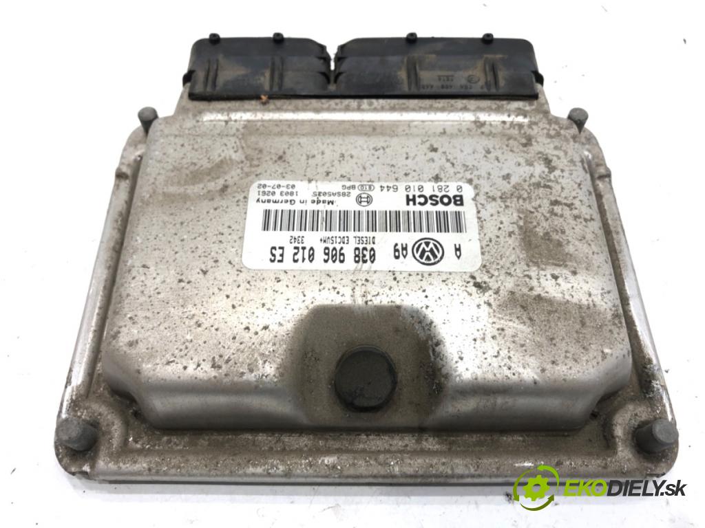 VW GOLF IV liftback 2003 50 kW 1.9 SDI 1896 riadiaca jednotka Motor 038906012ES (Riadiaca jednotka)