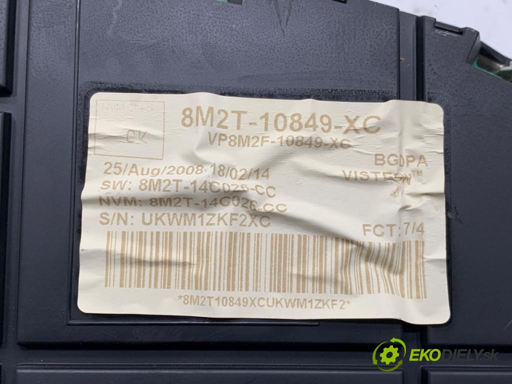 FORD MONDEO MK4 liftback 2008 103 kW 2.0 TDCi 1997 Prístrojovka 8M2T-10849-XC (Prístrojová doska)