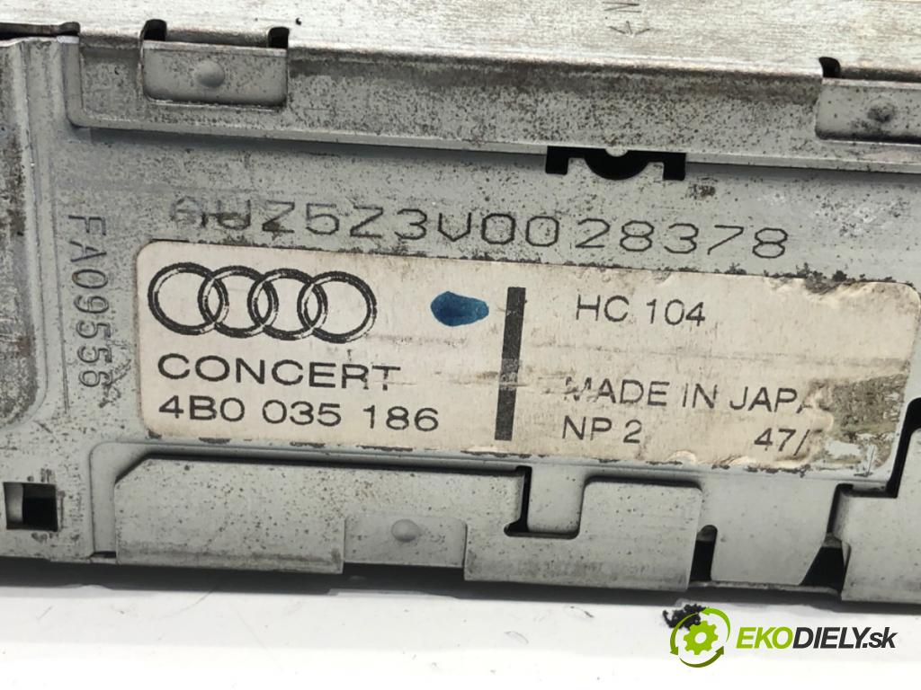 AUDI TT 8N coupe 1998 132 kW 1.8 T 1781 RADIO 4B0035186 (Audio zariadenie)