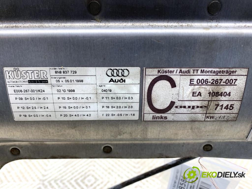 AUDI TT 8N coupe 1998 132 kW 1.8 T 1781 mechanismus okna levý přední část 8N8837729