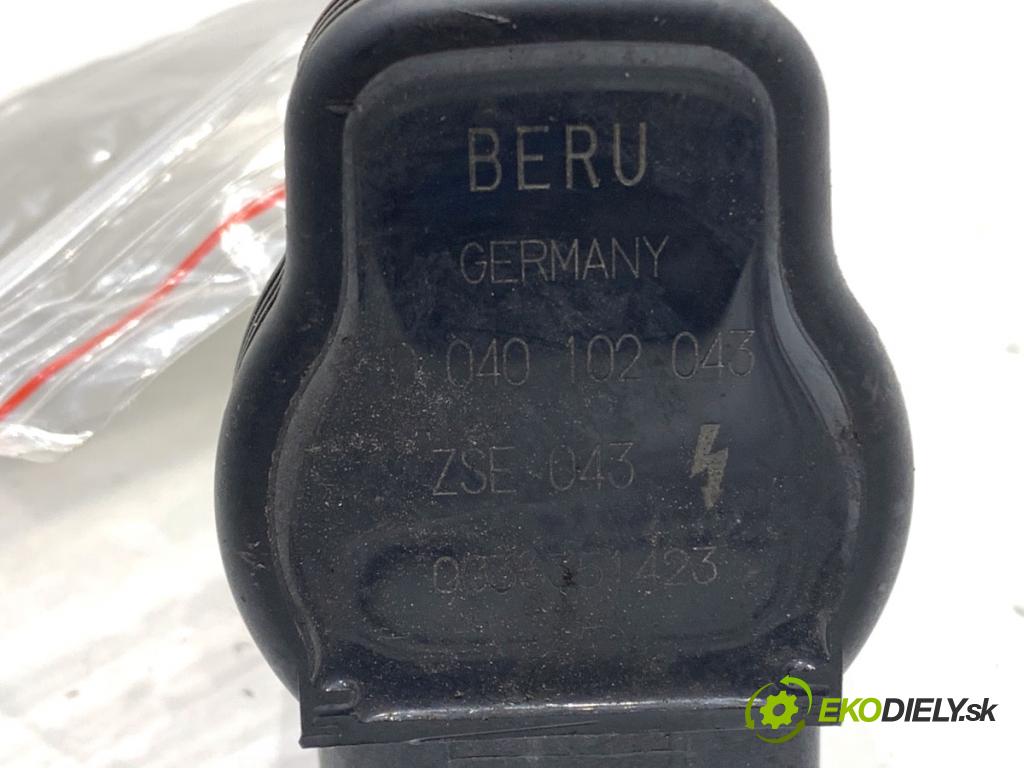 AUDI TT 8N coupe 1998 132 kW 1.8 T 1781 Cievka zapaľovacia 0040102043 (Zapaľovacia cievka)