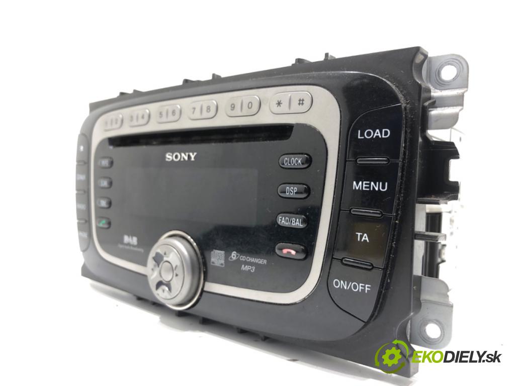 FORD MONDEO MK4 liftback 2008 103 kW 2.0 TDCi 1997 RADIO 8S7T-18C939-MB (Audio zariadenie)