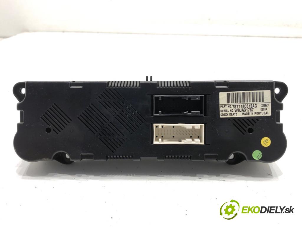 FORD MONDEO MK4 liftback 2008 103 kW 2.0 TDCi 1997 Panel ovládania kúrenia 7S7T18C612AG (Prepínacie páčky pod volantom)