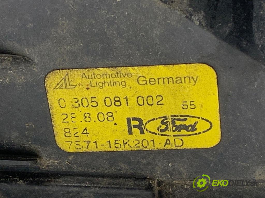 FORD MONDEO MK4 liftback 2008 103 kW 2.0 TDCi 1997 hmlové svetlo, hmlovka pravý přední část 7S71-15K201-AD
