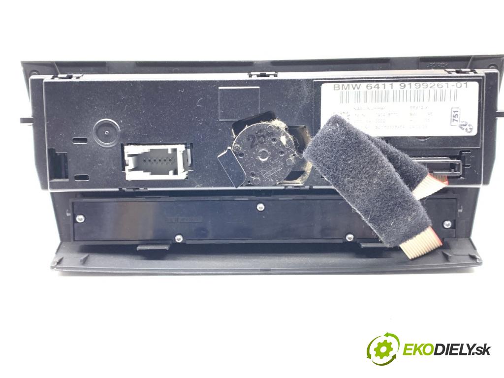 BMW E92 coupe 2009 180 kW 330 d xDrive 2993 Panel ovládania kúrenia 9199261 (Prepínacie páčky pod volantom)