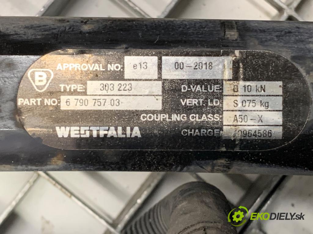 BMW E92 coupe 2009 180 kW 330 d xDrive 2993 Hák tažné zařízení 6790757 (Tažné zařízení)