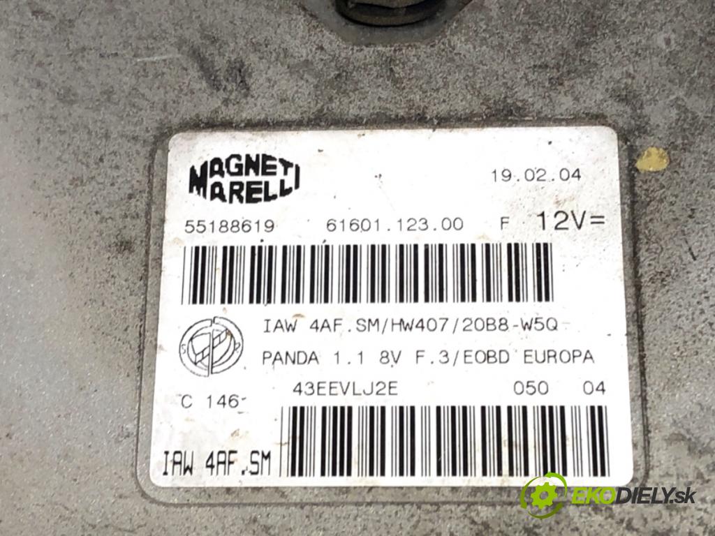 FIAT PANDA II liftback 2004 40 kW 1.1 (169.AXA1A) 1108 riadiaca jednotka Motor 55188619 (Riadiaca jednotka)