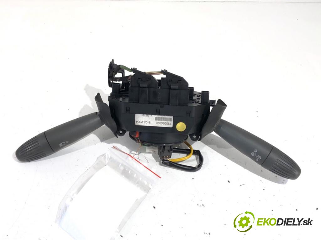 FIAT PANDA II liftback 2004 40 kW 1.1 (169.AXA1A) 1108 Prepínač kombinovaný 735360978 (Prepínacie páčky pod volantom)