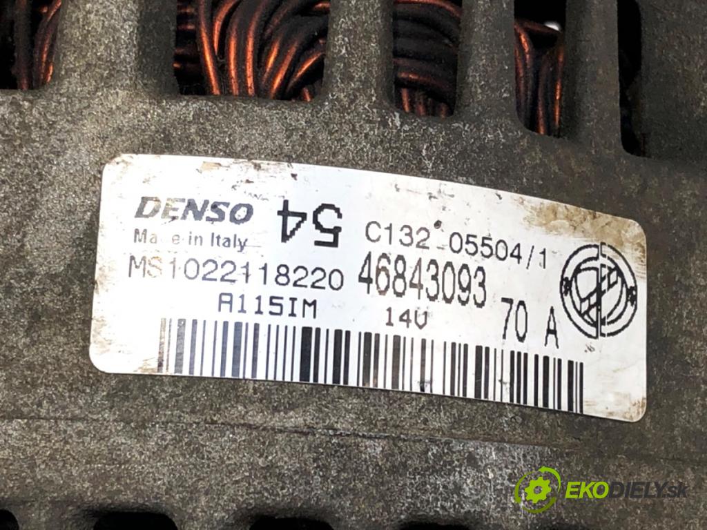 FIAT PANDA II liftback 2004 40 kW 1.1 (169.AXA1A) 1108 Alternátor 46843093 (Alternátor)