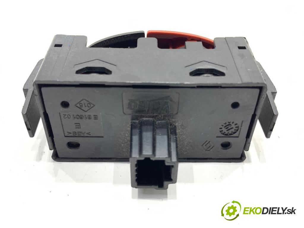 RENAULT MASTER III Autobus 2019 125 kW 2.3 dCi 170 FWD (JV0L) 2298 Spínač svetiel výstražných (núdzových)  (Prepínacie páčky pod volantom)