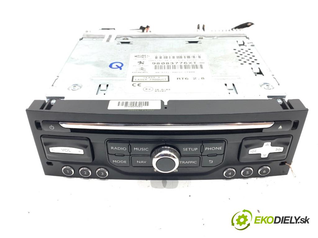 PEUGEOT 3008 nadwozie wielkoprzestrzenne (MPV) 2014 84 kW 1.6 HDi 1560 RADIO 98083776XT (Audio zariadenie)