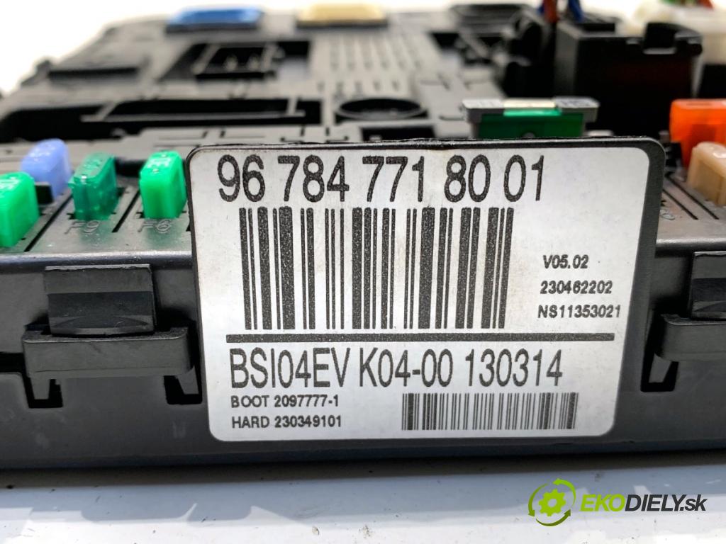 PEUGEOT 3008 nadwozie wielkoprzestrzenne (MPV) 2014 84 kW 1.6 HDi 1560 Modul BSI 9678477180 (Poistková skrinka)