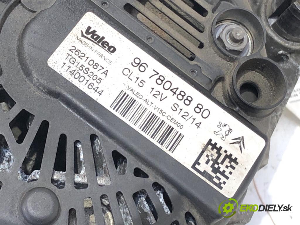 PEUGEOT 3008 nadwozie wielkoprzestrzenne (MPV) 2014 84 kW 1.6 HDi 1560 Alternátor 9678048880 (Alternátor)