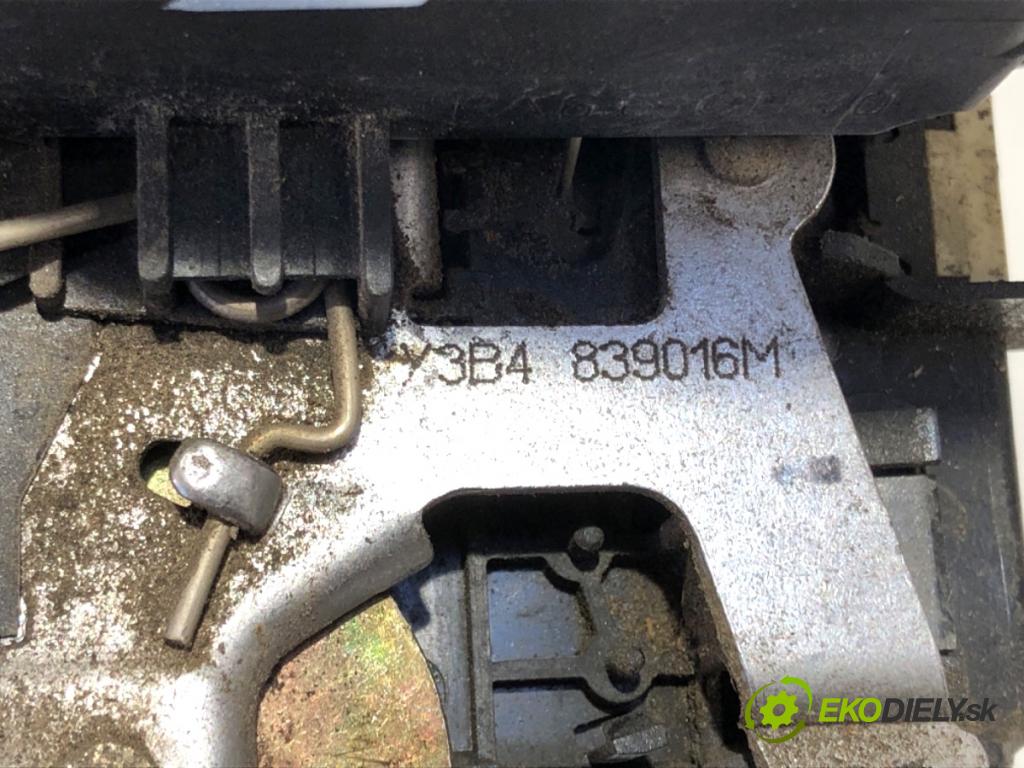 VW PASSAT B5 FL sedan 2002 96 kW 1.9 TDI 4motion 1896 zámok dveře pravý zadní část 3B4839016M