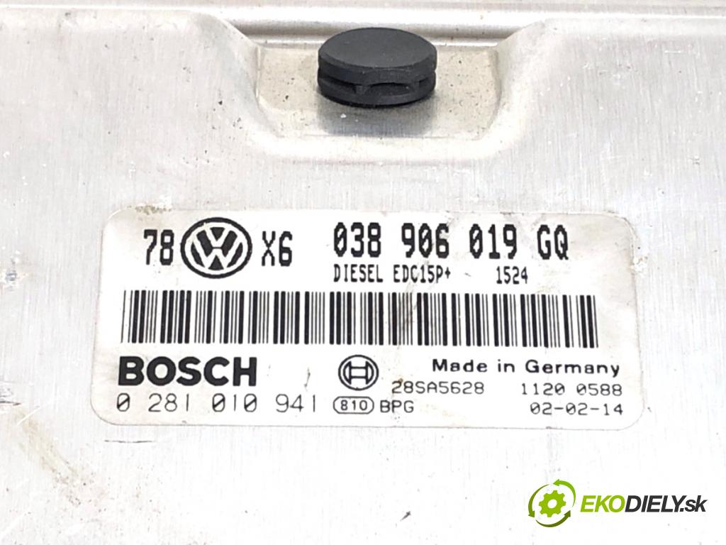 VW PASSAT B5 FL sedan 2002 96 kW 1.9 TDI 4motion 1896 riadiaca jednotka Motor 038906019GQ (Riadiaca jednotka)