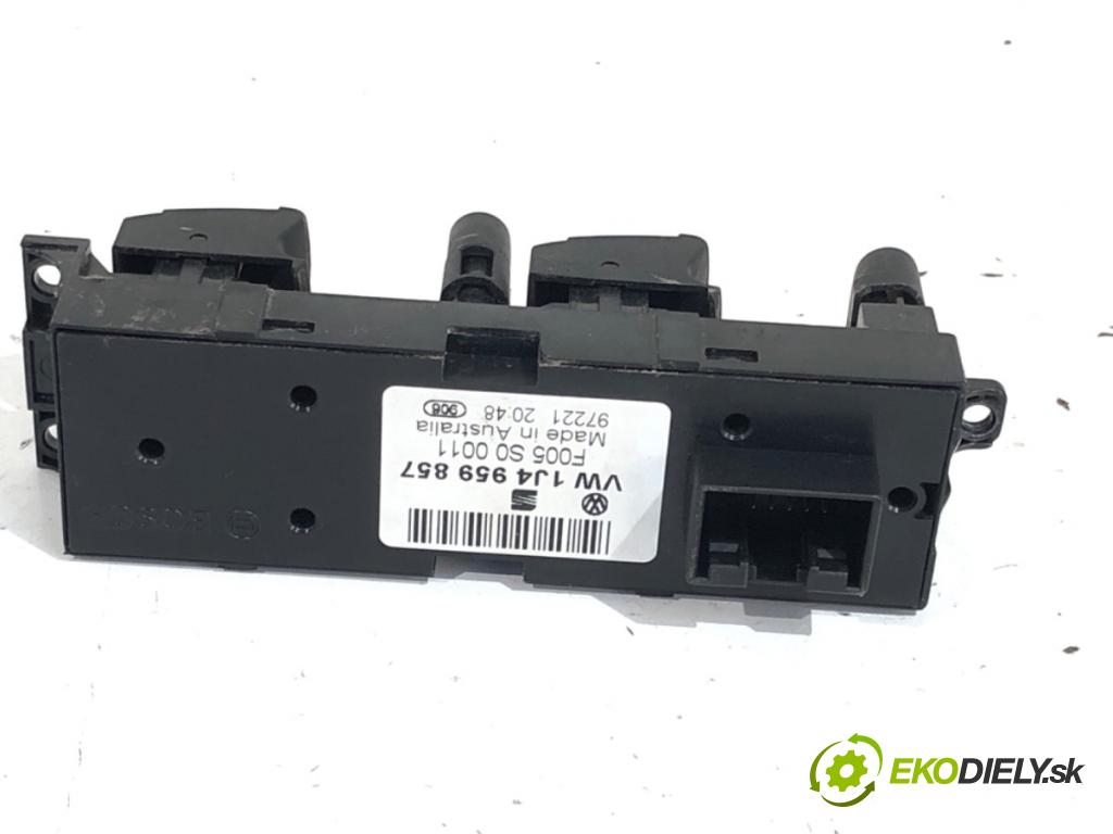 VW PASSAT B5 FL sedan 2002 96 kW 1.9 TDI 4motion 1896 Prepínač okien 1J4959857 (Prepínacie páčky pod volantom)